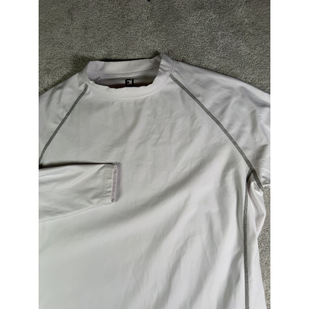 FootJoy FJ Thermal Base Layer Shirt Men's XL White Pullover Long Sleeve Stretch